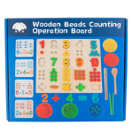Hariduslik arvutuskomplekt, matemaatika Martom Beads Counting Operation Board, mitmev&auml;rviline