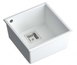 K&ouml;&ouml;givalamu Quadron David 40, graniit, 42 cm x 41 cm x 22.5 cm, valge v./roostevaba teras v.