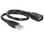 Kaabel Delock USB Type-A Female, USB Type A Male, 0.35 m, must v.