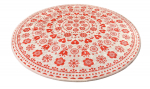 Vaip sise Conceptum Hypnose Venice, valge/punane, 100 cm x 100 cm