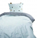 Voodipesukomplekt TODAY Magic Jungle, helesinine v., 63 x 63 cm, 140 x 200 cm, 2 tk