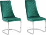 Toolide komplekt Beliani Altoona, l&auml;ikiv, roheline v., 55 cm x 45 cm x 94 cm, 2 tk