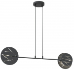 Valgusti rippuv Emibig Xotic 1411/2, E27, 2 x 15 W, must v.