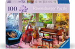 Pusle Ravensburger Music, 19.2 cm x 27.5 cm, 100 tk, mitmev&auml;rviline