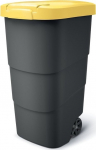 Sorteerimiskast Prosperplast Wheeler, 110 L l, kollane v./hall v.