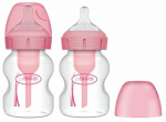 Pudelite komplekt Dr. Browns Options+, 150 ml, 0 kuud, roosa v.