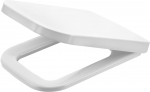 WC-poti prill-laud kaanega Deante Hyacinth, valge, 46.3 cm x 34.6 cm