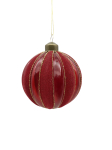 J&otilde;ulupuu ehe Christmas Touch EBC440271, kuldne v./punane v., 8 cm, klaas