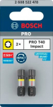Kruvikeeraja otsikute komplekt Bosch Pro Impact T, T40, 25 mm, 1/4"