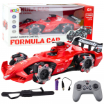 Rc-buss Lean Toys Fomula, punane