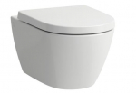 Seinale paigaldatav WC-pott Laufen Fiora, ilma loputuskastita, ilma kaaneta, 360 mm x 540 mm (kahjustatud pakend)