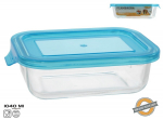 Toidukarp Kitchen&GO, 1.04 l, 22 cm x 15.5 cm, l&auml;bipaistev v./sinine v.