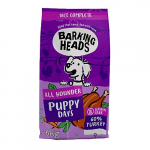 Kuiv koeratoit Barking Heads Puppy Days, kalkun, 6 kg