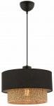 Valgusti lagi Opviq Echo, E27, 1 x 45 W, pruun v./must v.