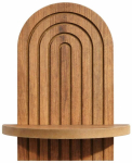 Seinariiul Kalune Design Artmtkwll1, tamm v., 35 cm x 20 cm x 13 cm