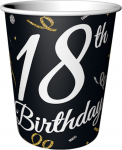 &Uuml;hekordne tass GoDan Happy Birthday 18, 200 ml, 6 tk