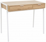 Kirjutuslaud sahtlitega Akord Furniture Factory Zentia, 100 cm x 45 cm, 80.5 cm, valge v./artisan oak v.