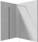 Du&scaron;isein Deante Prizma KTJ_D30P, 100 cm x 195 cm, l&auml;bipaistev v./titaan v./karastatud