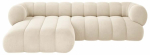 Nurgadiivan Cosmopolitan Design Koge Vogue 1, helebeež, vasak, 165 x 270 cm x 70 cm