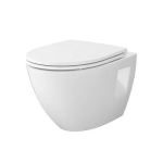 WC-pott, seinapealne Cersanit C458, kaanega, 355 mm x 530 mm