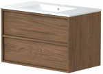Vannitoakapp valamuga Raguvos Baldai Villa, copper oak v., 45.5 cm x 79 cm x 50 cm