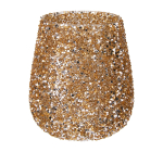 K&uuml;&uuml;nlahoidja A75202190, klaas, 15 cm, kuldne v.
