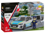 Konstruktor, auto Cobi Audi RS4 Police 24672, 153 tk, mitmev&auml;rviline