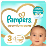 M&auml;hkmed Pampers Premium Care, 3 suurus, 6 - 10 kg, 120 tk