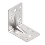 Kinnitusnurk Haushalt, 90 mm x 90 mm x 65 mm x 2.5 mm, tugevdatud