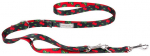 Koera rihm Amiplay Be Happy 7in1 Cherry, must/punane, XL, 1-2 m x 25 mm