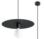 Valgusti rippuv Sollux Flavio SL.0853 SL.0853, E27, 1 x 60 W, must v. / must v.