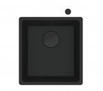 K&ouml;&ouml;givalamu Franke Maris MRG210/110-37 125.0683.232, graniit, 40.3 cm x 43.3 cm x 20 cm, matt must v.