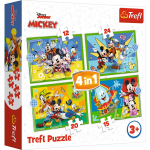 Pusle Trefl Mickey Among friends 34616, 20.5 cm x 28.5 cm, 71 tk, mitmev&auml;rviline