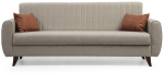Diivanvoodi Hanah Home Alkon 730MST1202, beež v., 214 x 77 cm x 86 cm