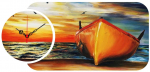 Kell - pilt Wallity YMS-80, punane/oranž, 68 cm x 32 cm