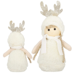 J&otilde;uludekoratsioon, "Nukk" Springos Doll CA1002, 20 cm, valge v.