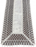 Piklik laudlina ristk&uuml;likukujuline G09-03, valge, 60 x 120 cm