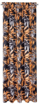 &Ouml;&ouml;kardin Mariall ZYW-01, must v./oranž v., 140 cm x 270 cm