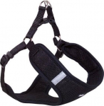 Koerte traksid Nobby Mesh Reflect, must v., 330 - 410 mm x 10 mm, XS