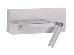 Valgusti seinale CristalRecord Rob, LED, 3000 &deg;K, 2 x 5 W, valge v.
