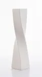 Dekoratiivne vaas Riso, 39 cm, kreemjasvalge
