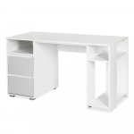 Kirjutuslaud koos kapiga Klups Dalia, valge v./hall v.