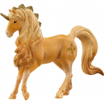 M&auml;ngukujuke, &uuml;kssarvik Schleich Bayala Apollo Unicorn Stallion 70822, kuldne v.