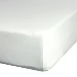 Voodilina Design 91 Jersey, valge v., 220 x 240 cm, kummiga