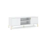 TV-kapp Flinn FL02, valge v., 140 cm x 40 cm x 37 cm