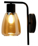 Valgusti seinale Candellux Lighting Moldo, E27, 1 x 40 W, l&auml;bipaistev v./merevaigu-kollane v.