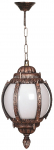 Rippuv t&auml;navavalgusti Opviq BFE-68203-BKR-OP, 60W, E27, IP65, pruun v., 26 cm x 55 cm
