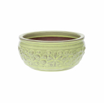 Lillepott Domoletti GG.6689.016 CL.GI.411, keraamiline/savi, &Oslash; 16 cm, roheline v.