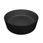 Vannitoa kraanikauss Laveo PerL, graniit, 36 cm x 36 cm x 11.5 cm, must