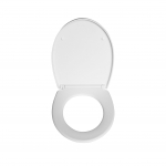 WC-poti prill-laud kaanega Domoletti PP-E1, valge v., 43 cm x 36.3 cm